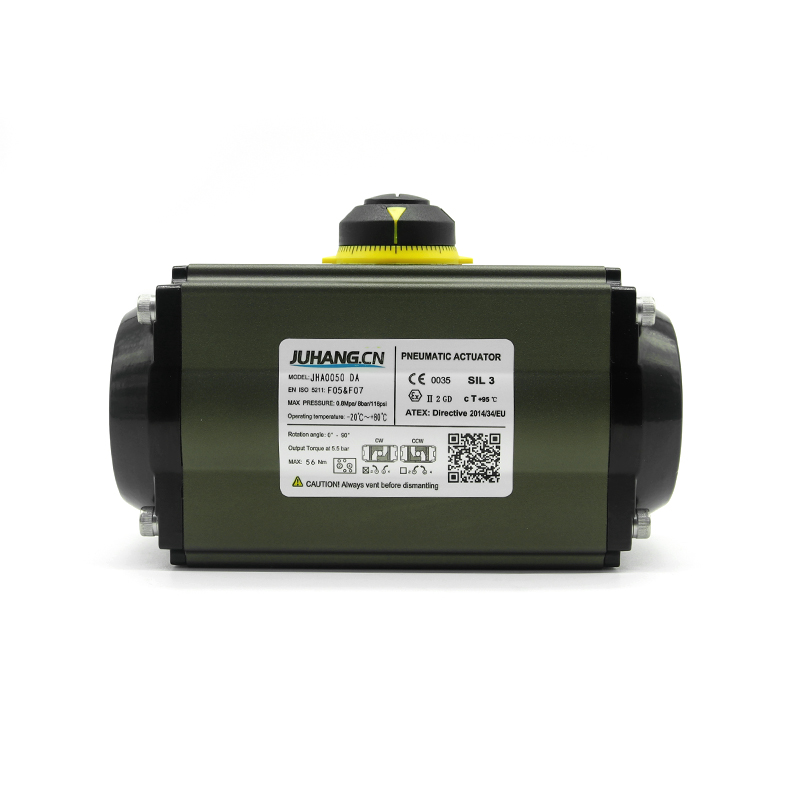 Rak penggerak pneumatik dan pinion double acting jha0050da