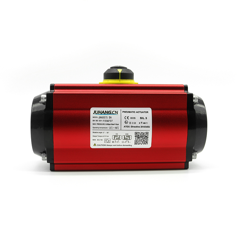 Rak penggerak pneumatik dan pinion double acting jha0075da